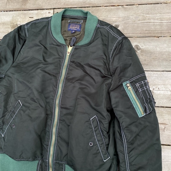 Alpha Industries Bomber Jacket XL Green - Picture 6 of 11